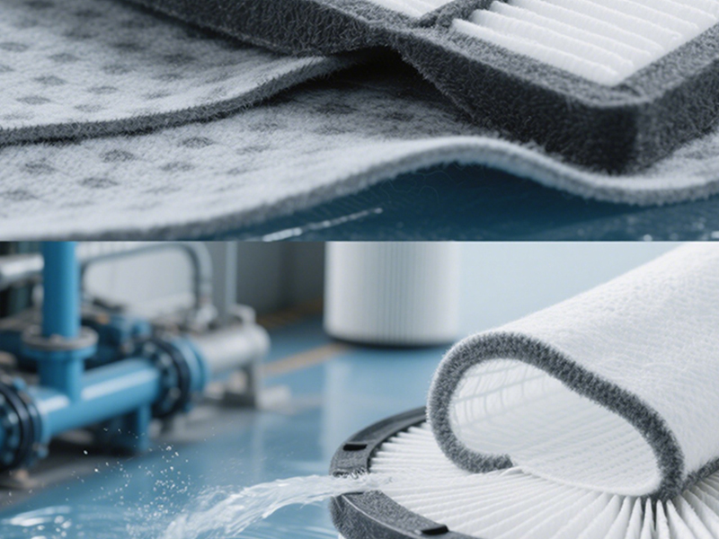 Coarse denier nonwoven fabric for industrial waterproofing